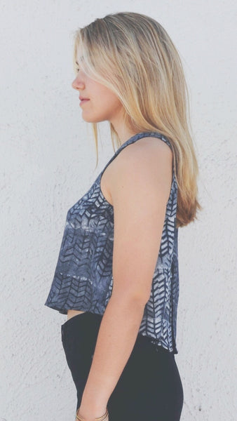 Open-Back Crop Top